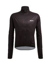 Nebula Packable Winter Cycling Jacket Black by Santini