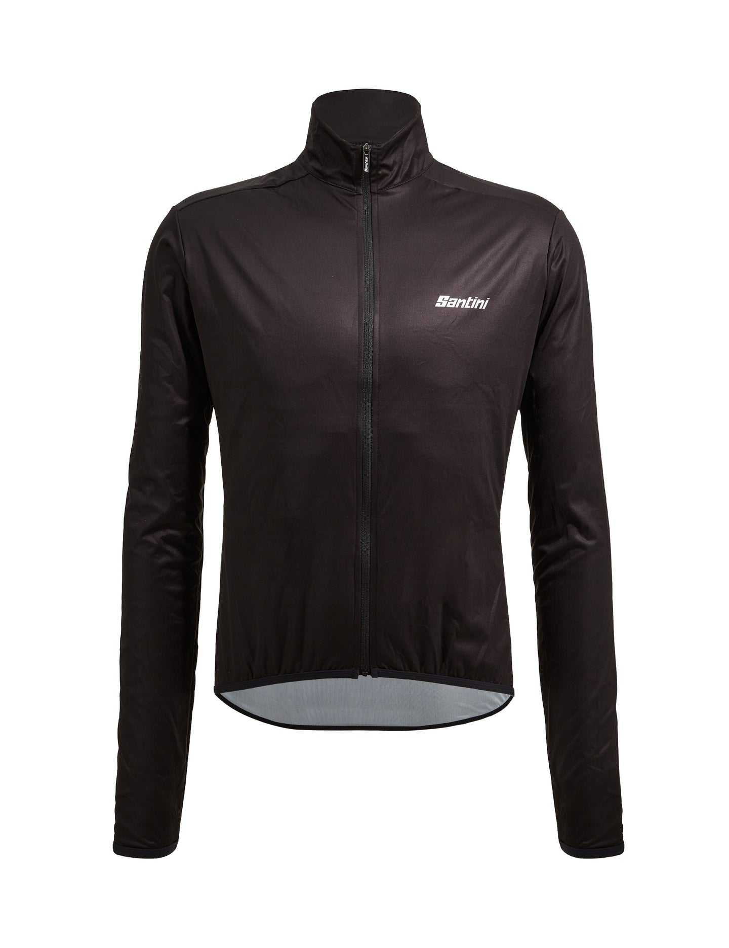 Nebula Packable Winter Cycling Jacket Black by Santini