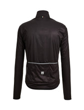 Nebula Packable Winter Cycling Jacket Black by Santini