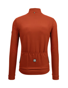 Gravel Core LONG-SLEEVED JERSEY in Orange by Santini