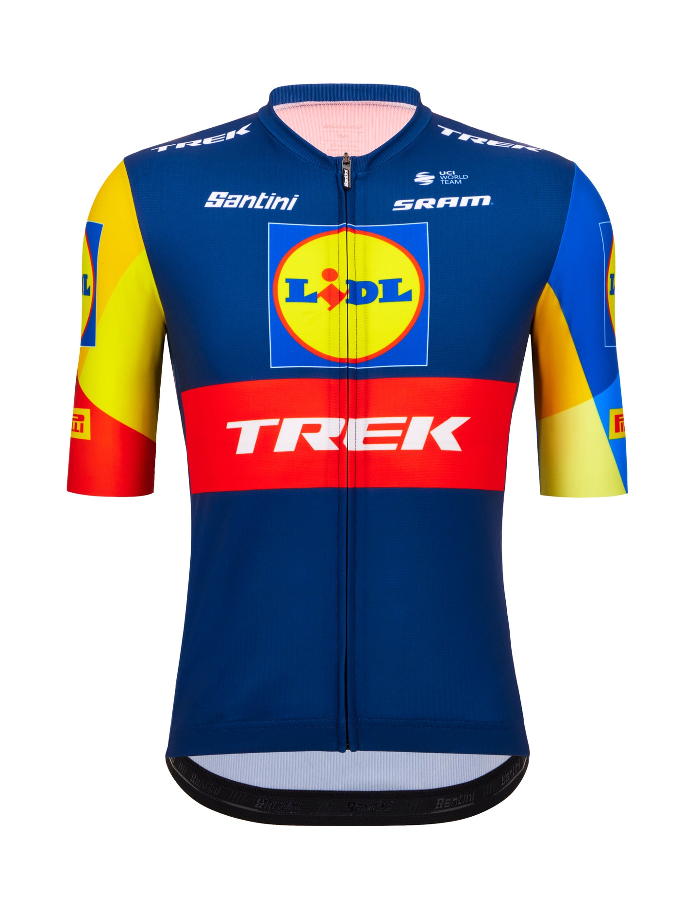 Official 2024 Lidl-Trek Short Sleeve Mens Fan Line Cycling Jersey by S –  Cento Cycling