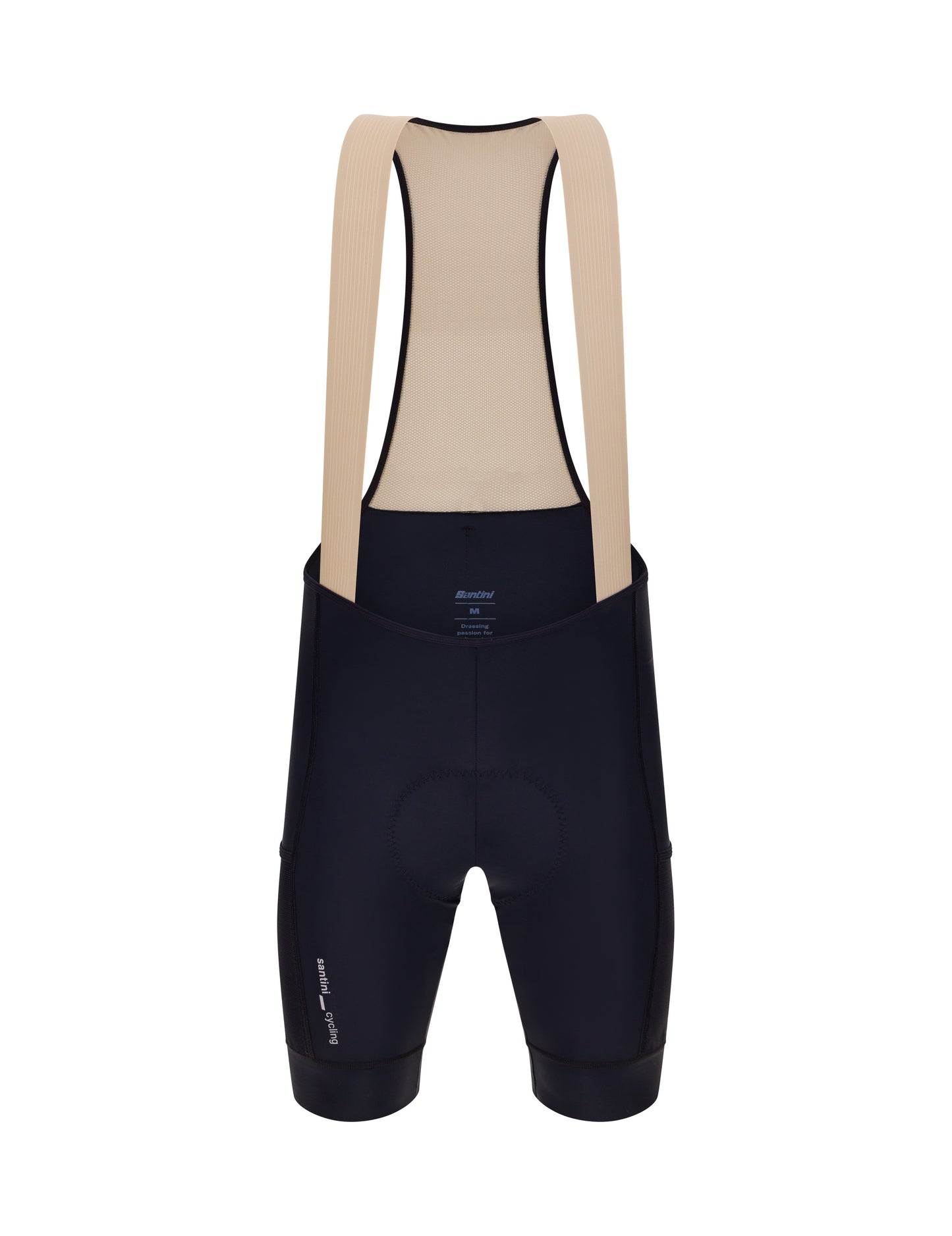 Mens Cargo Bibshorts Black by Santini
