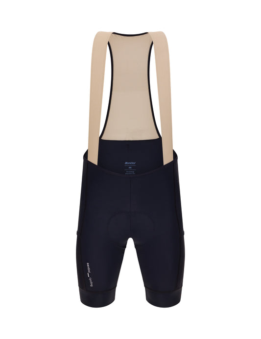 Mens Cargo Bibshorts Black by Santini