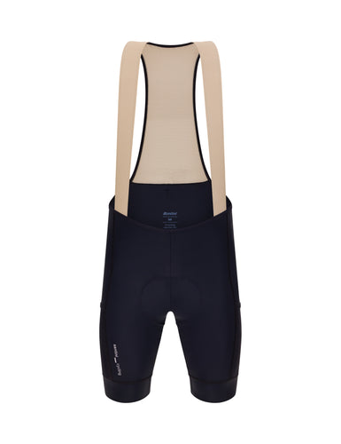 Mens Cargo Bibshorts Black by Santini