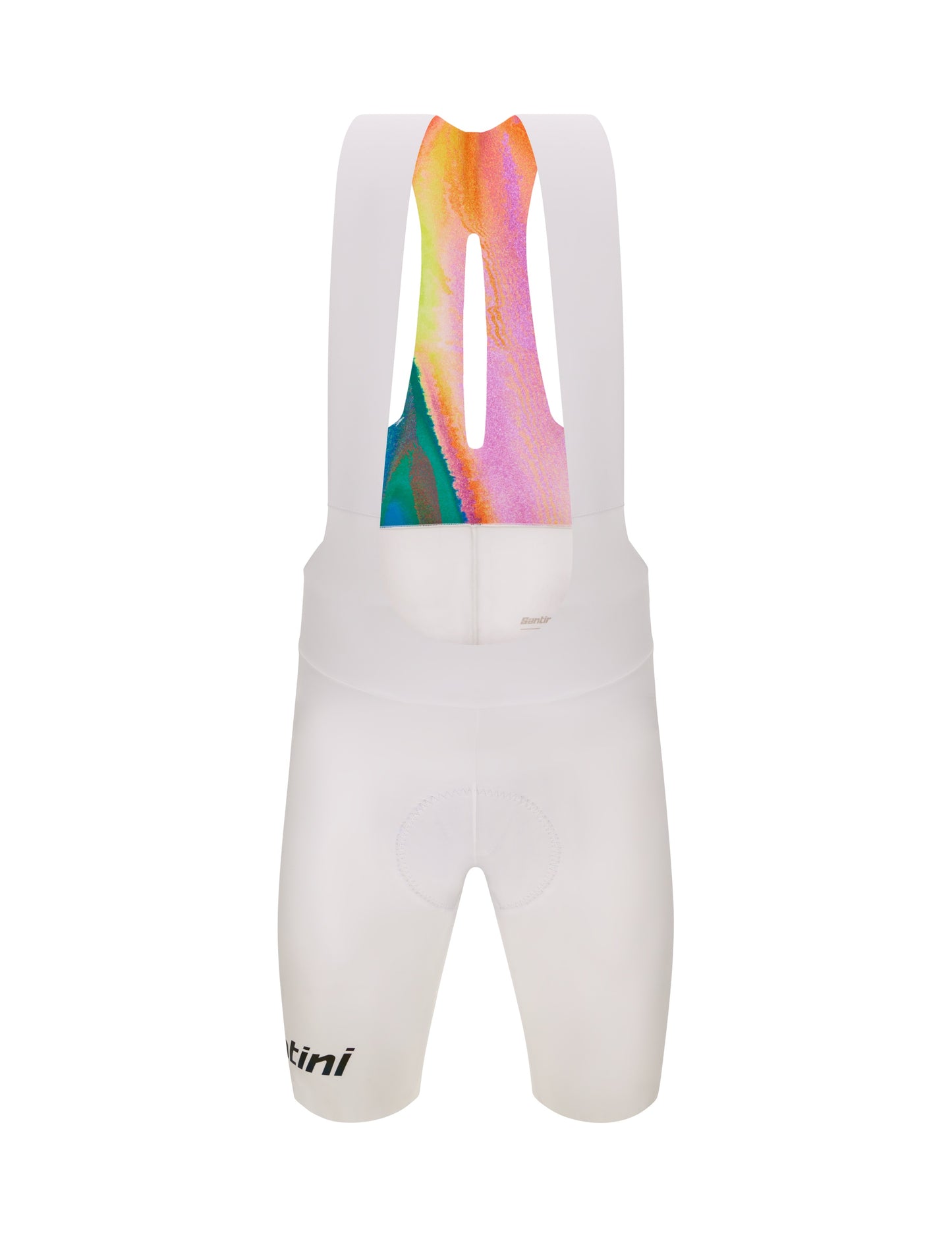 SANTINI  2025 UNICO EDGE - MENS BIB SHORTS WHITE