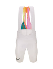 Unico Edge Mens Bib Shorts White by Santini