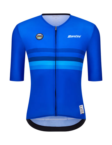 Italy - Official UCI World Champion Nations Short Sleeve Cycling Jersey by Santini