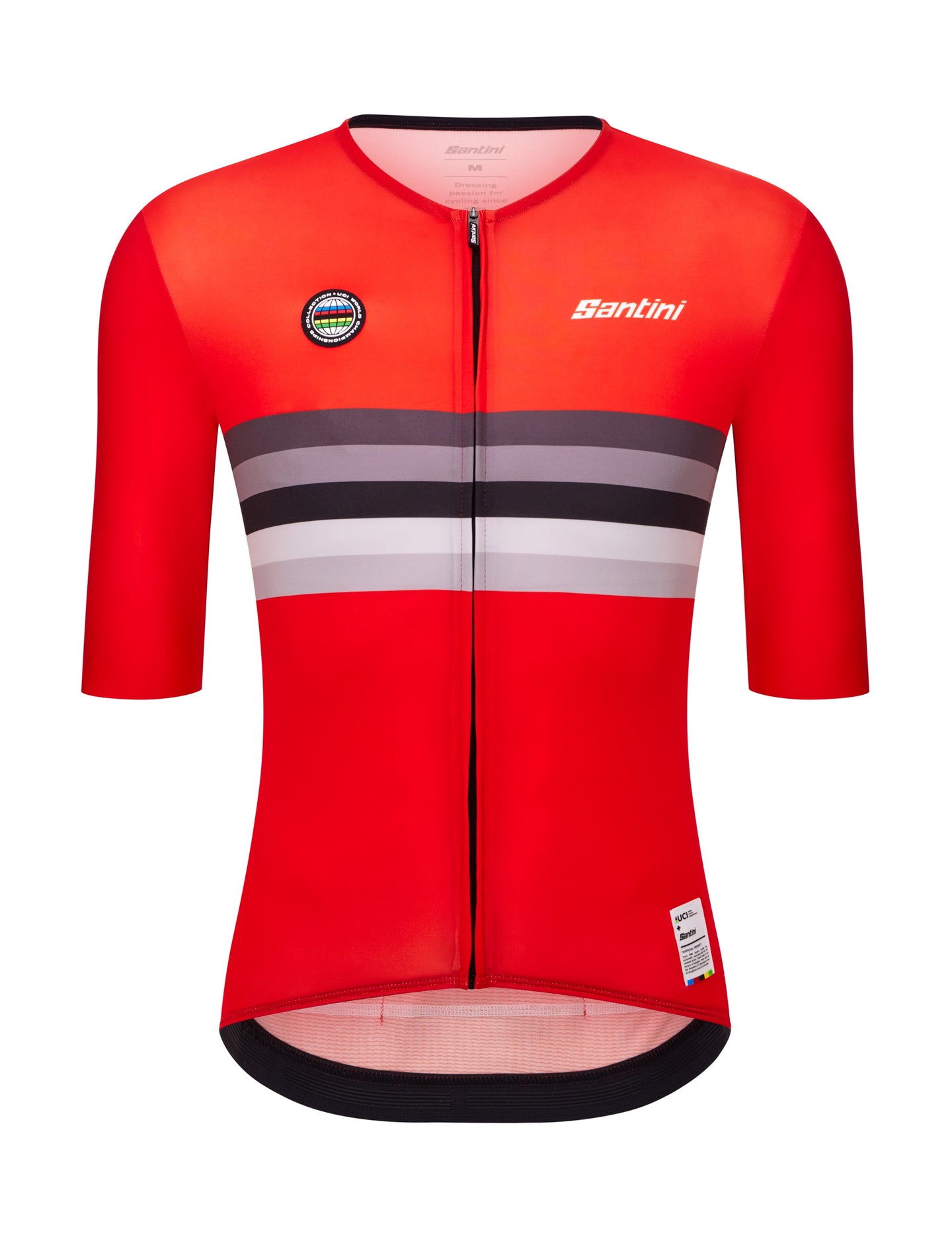 Switzerland - Official UCI World Champion Nations Short Sleeve Cycling Jersey by Santini