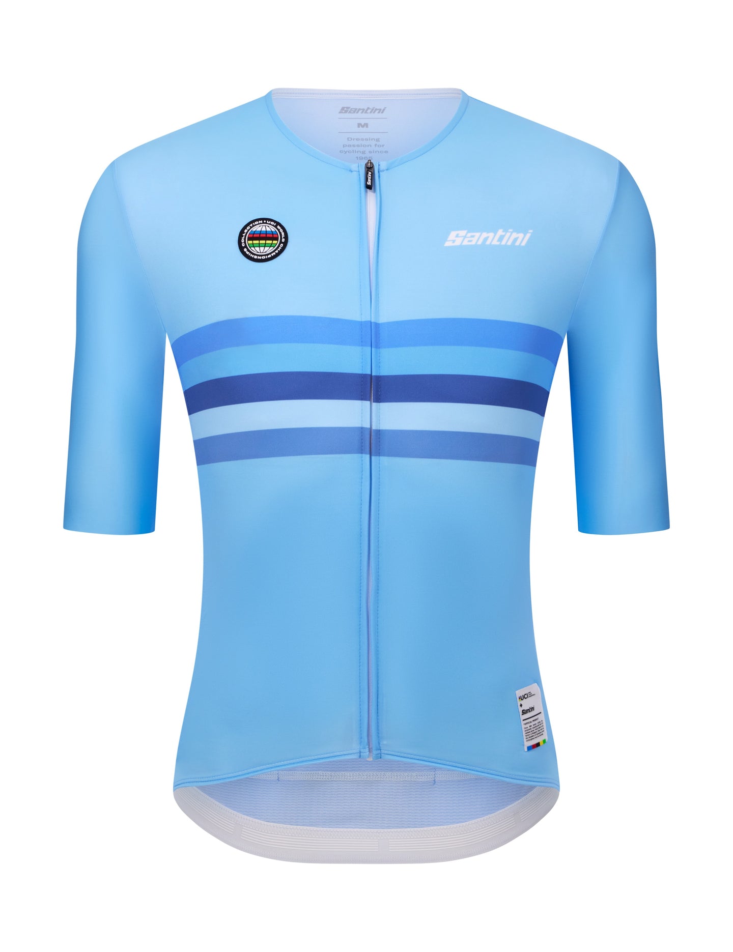 Belgium - Official UCI World Champion Nations Short Sleeve Cycling Jersey by Santini