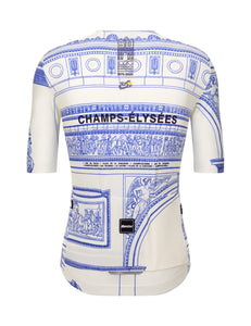 Official 2025 Tour de France Arrivee ARC DE TRIOMPHE Mens Jersey by Santini