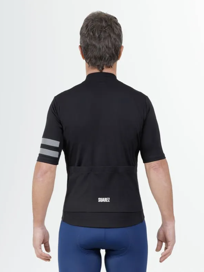 Suarez 2026 Men's Fonte 2.4 Classic Fit Cycling Jersey Black