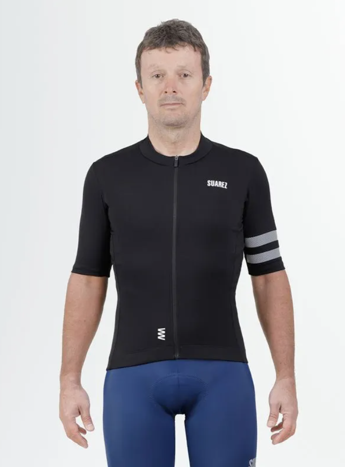 Suarez 2026 Men's Fonte 2.4 Classic Fit Cycling Jersey Black