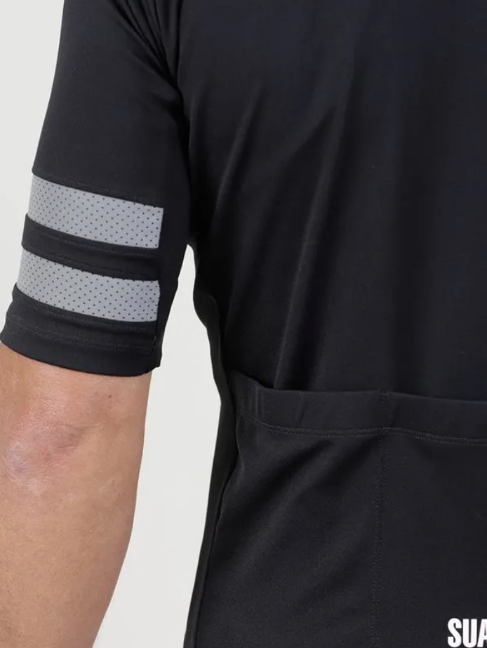 Suarez 2026 Men's Fonte 2.4 Classic Fit Cycling Jersey Black