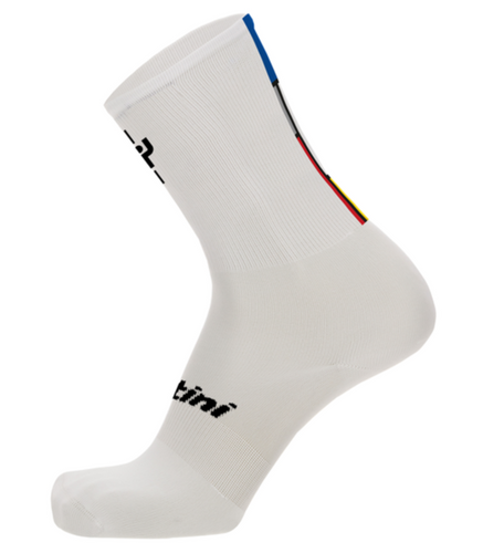 Maillot Jaune 1986 Alpe d'Huez Socks by Santini