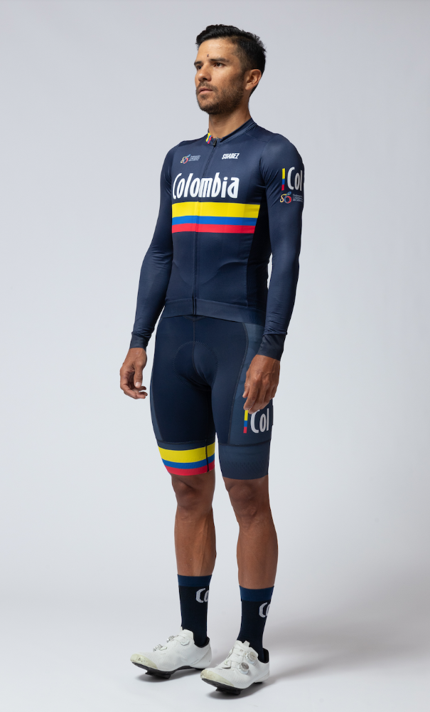 Colombian Federation Mens Performance Long Sleeve Jersey LA by Suarez