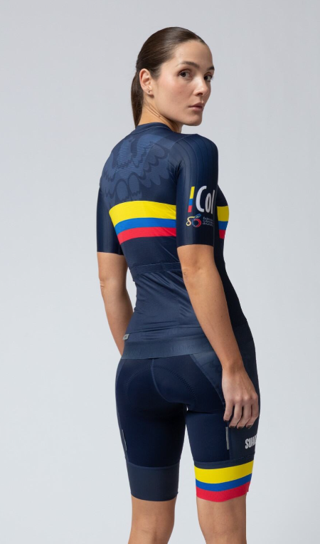 Colombian Federation Womens Performance Bib Short LA by Suarez