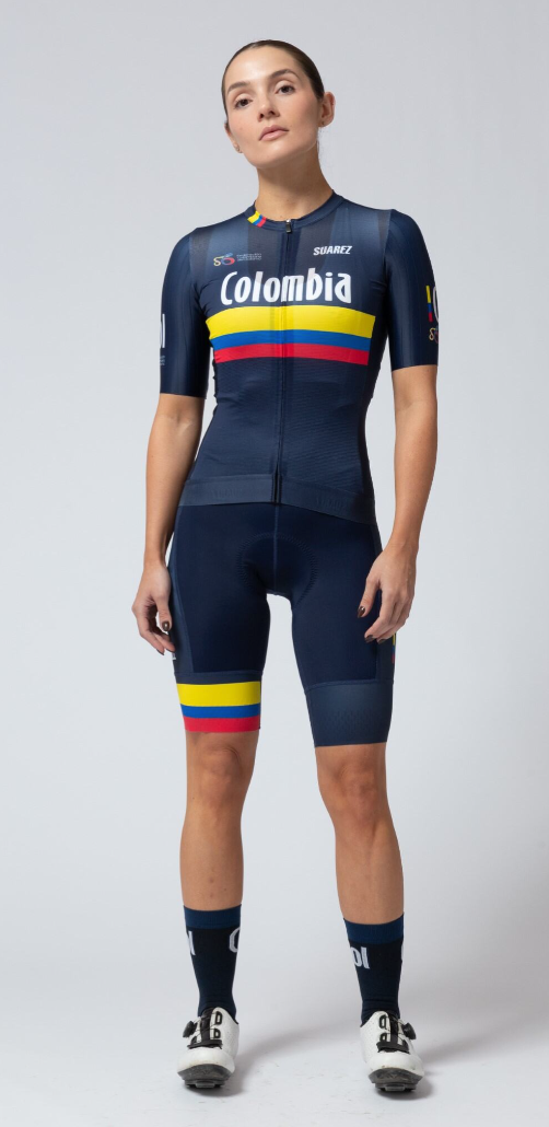 Colombian Federation Womens Performance Bib Short LA by Suarez