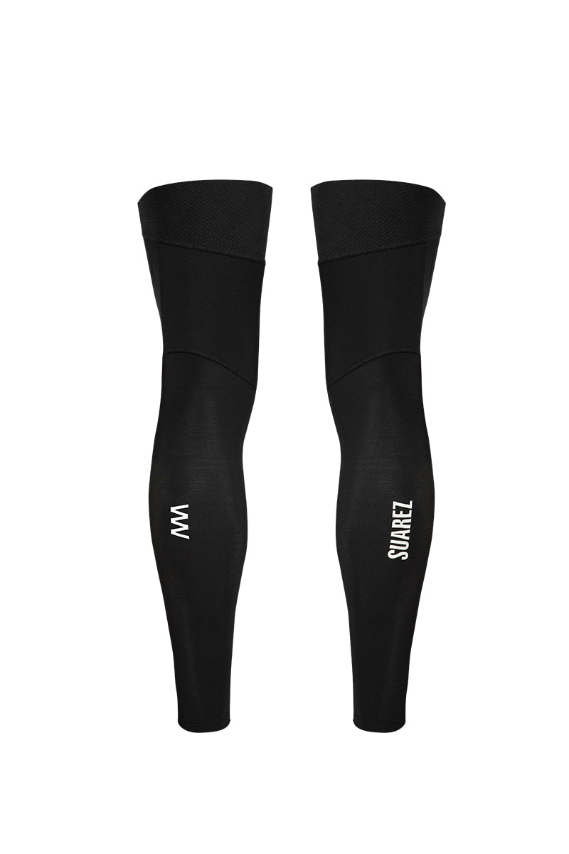 Shield Thermal Leg Warmers Black by Suarez | Cento Cycling