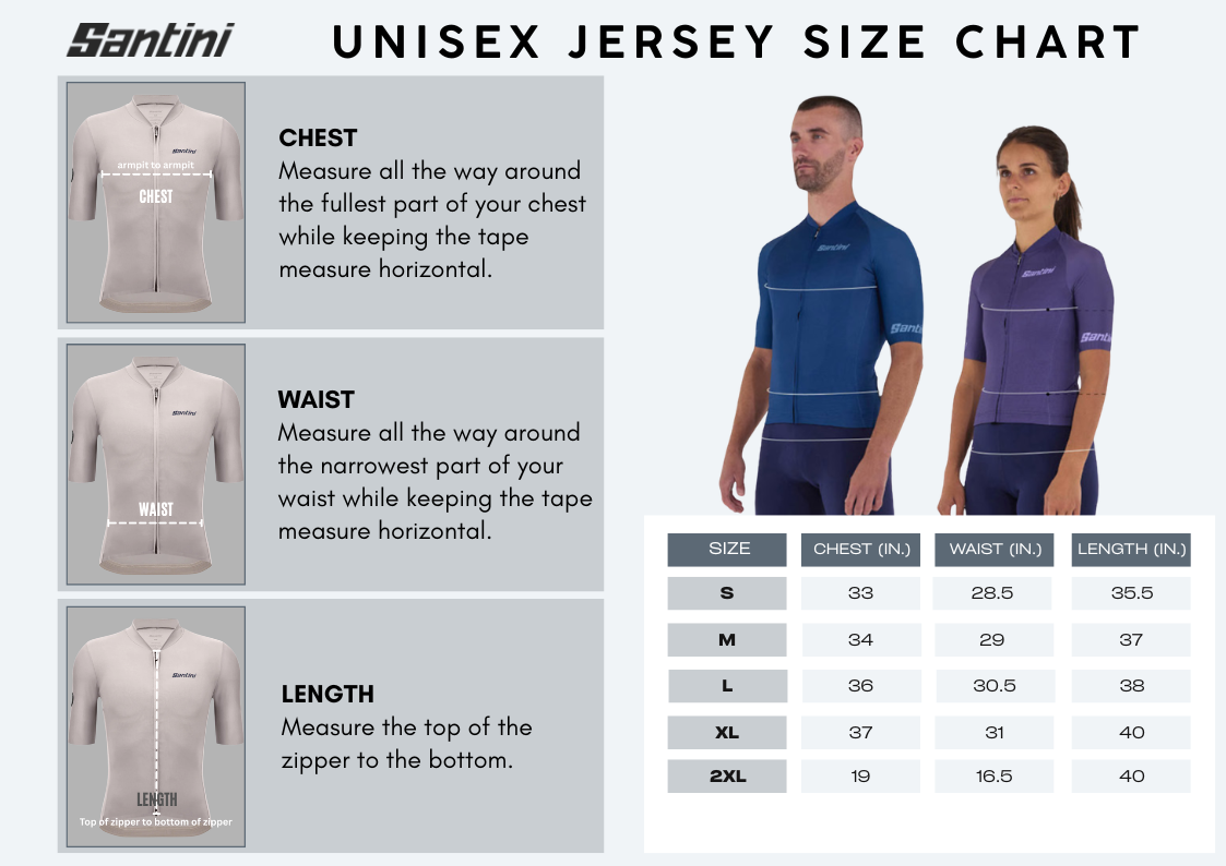 SANTINI - SENSATION - UNISEX SHORT SLEEVE JERSEY