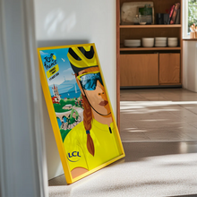 Official Poster for the Women's Tour de France Avec Zwift 2026