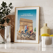 Tour de France Poster - Champs-Elysées