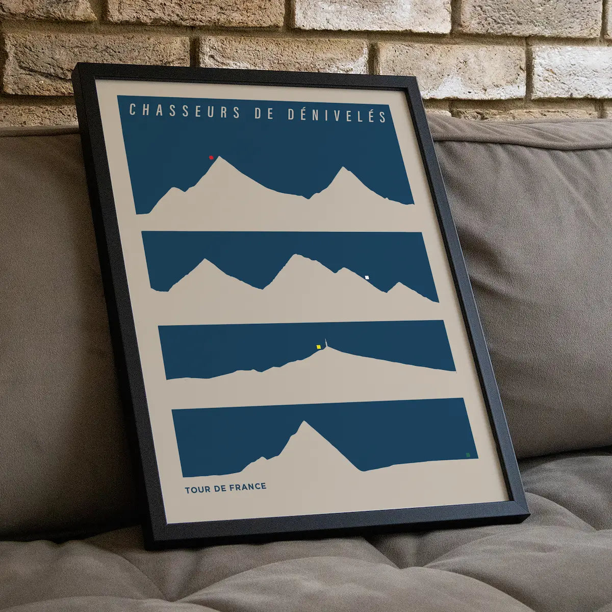 Tour de France Poster - The Legendary Passes of Cycling