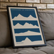 Tour de France Poster - The Legendary Passes of Cycling