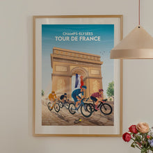 Tour de France Poster - Champs-Elysées