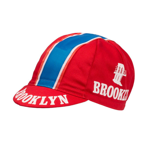 Brooklyn Cycling Cap in Red - Made in Italy by Apis