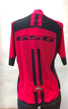 Bioceramic Womens Short Sleeve Cycling Jersey Pink/Black by GSG