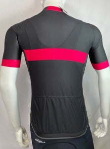 Bio Ceramic Cycling Jersey Short Sleeve in Black/Pink by GSG