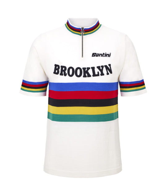 Santini Brooklyn World Champion Short Sleeve Wool Jersey
