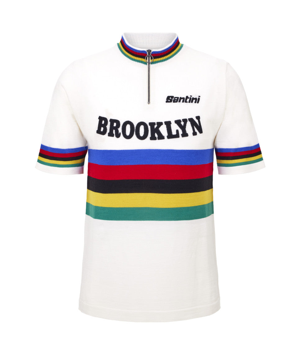 Santini Brooklyn World Champion Short Sleeve Wool Jersey