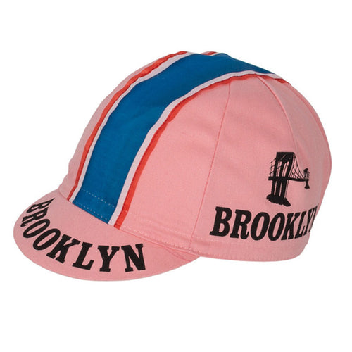 Brooklyn Cycling Cap in Pink - Made in Italy by Apis