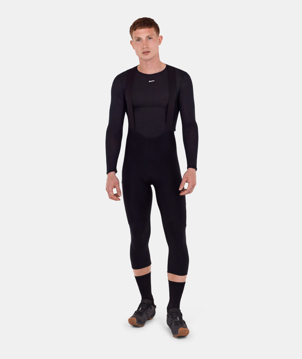 Santini Cargo 2 Mens 3/4 Bib Knickers in Black
