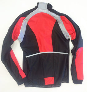 Carves Windproof Mens Cycling Jacket Black/Red by GSG