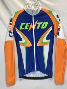 Cento Mens Long Sleeve Jersey Blue/Red by GSG