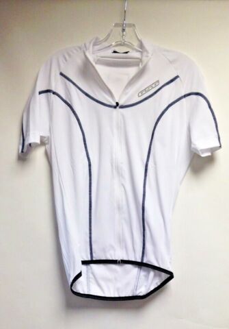 Custom White Short Sleeve Cycling Jersey Made for Cento by GSG