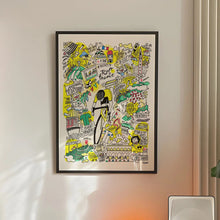Tour de France Poster - Doodle Art