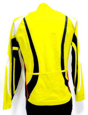 Dove Windproof Softshell Cycling Jacket in Yellow by Santini