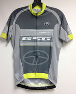 Elite Plus Short Sleeve Cycling Jersey Yellow/Grey by GSG