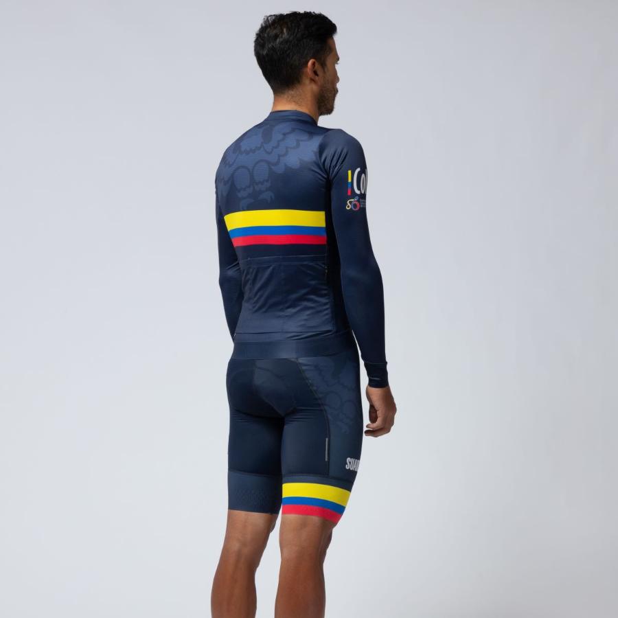 Colombian Federation Mens Performance Long Sleeve Jersey LA by Suarez