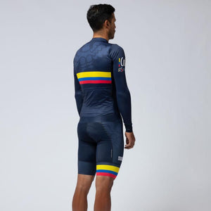 2024 Colombian Federation Mens Performance Bib Short by Suarez