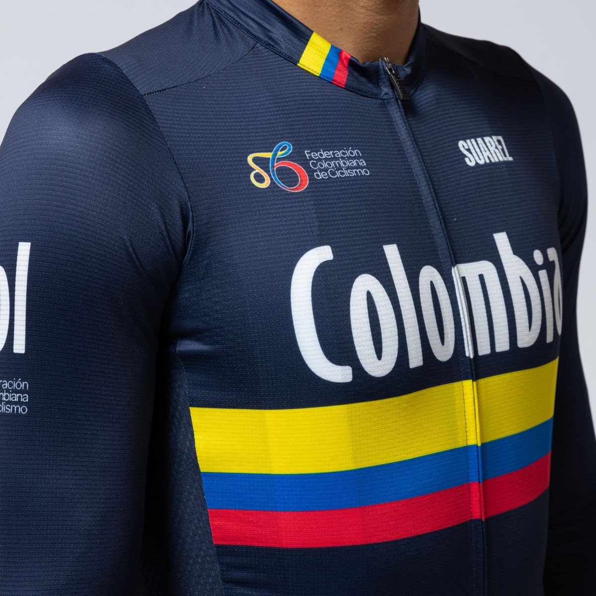 Colombian Federation Mens Performance Long Sleeve Jersey LA by Suarez