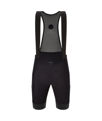 Womens Gravel Bibshorts Black by Santini