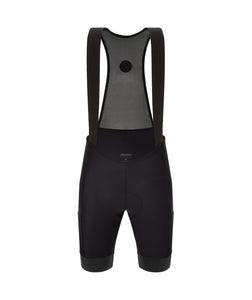 Womens Gravel Bibshorts Black by Santini
