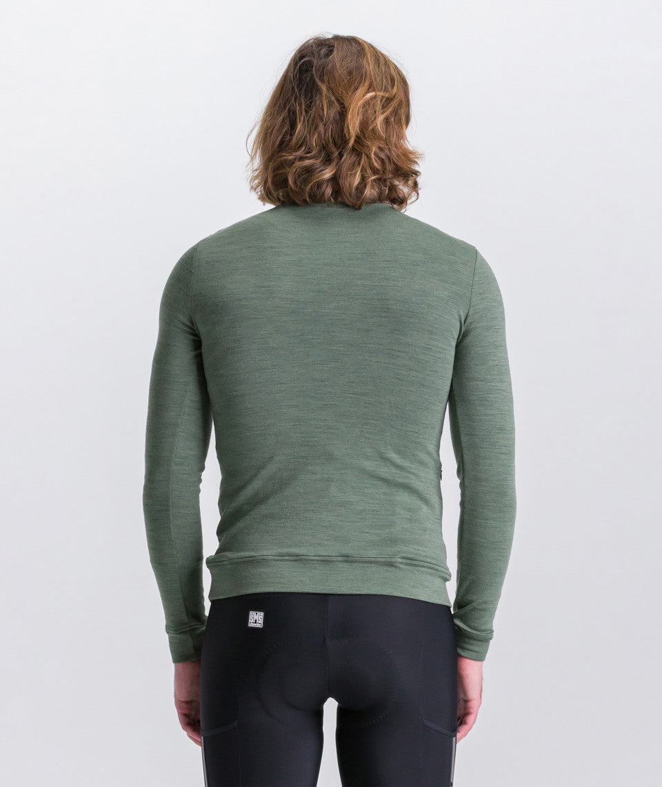 IMPETUS - MEN'S WOOL PULLOVER GRAVEL JERSEY