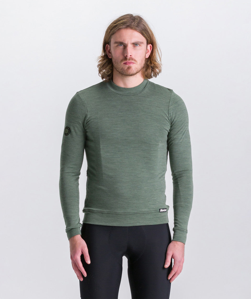 IMPETUS - MEN'S WOOL PULLOVER GRAVEL JERSEY