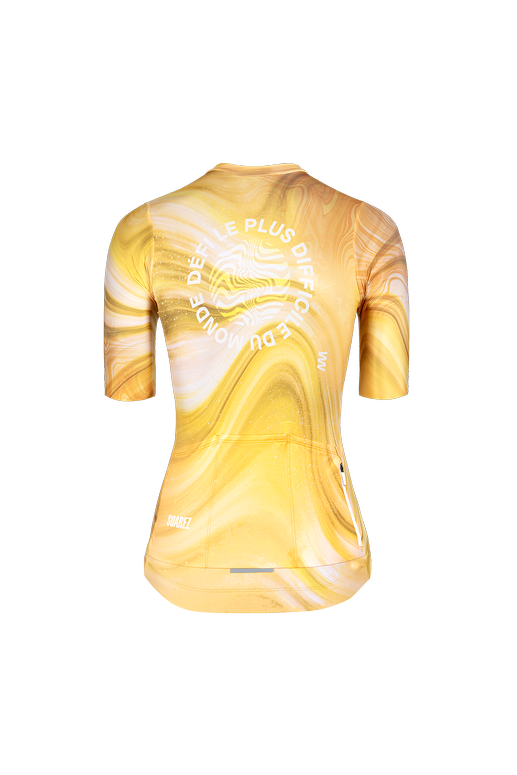 2023 Tour de France Jaune Womens Avant Short Sleeve Jersey by Suarez