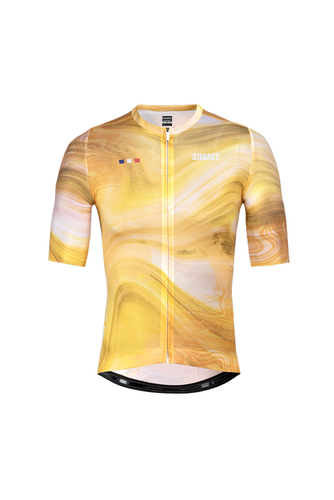 2023 Tour de France Jaune Mens Avant Short Sleeve Jersey by Suarez